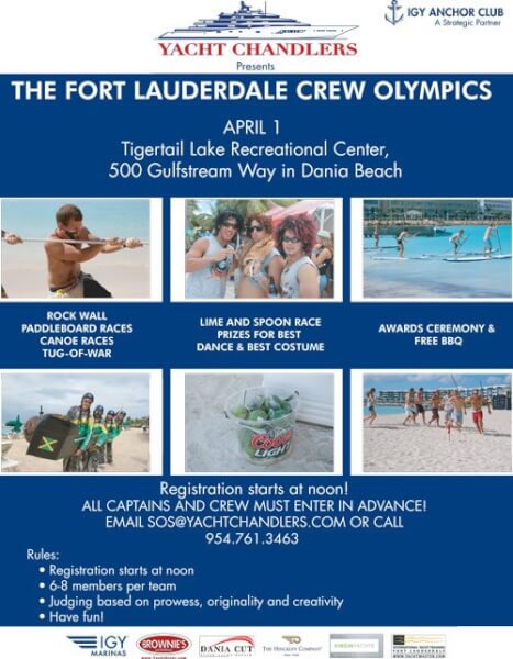 FLL-Crew-Olympics-Flyer The Yacht Chandlers Fort Lauderdale Crew Olympics