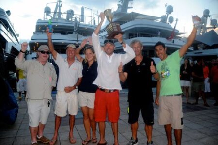 The Winning Crew from The Gunboat 66 Phaedo