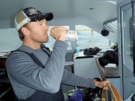 EDITORSDESK_LloydThornburg Owner Lloyd Thornburg at the helm during last summer's TransAtlantic Race. Photo courtesy ‘Phaedo’