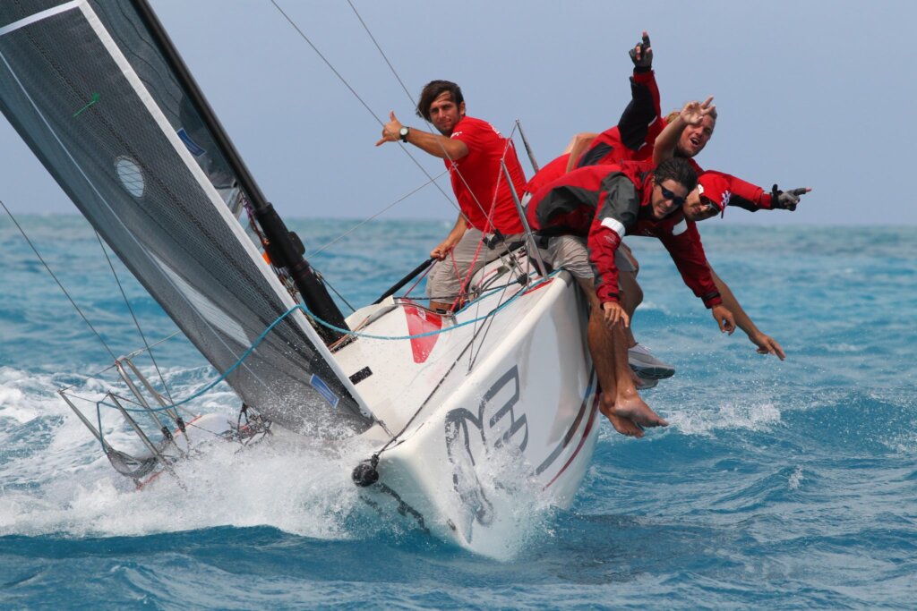 The St. Maarten Heineken Regatta famously combines lively entertainment with the sport of yacht racing (photo credits Tim Wright)