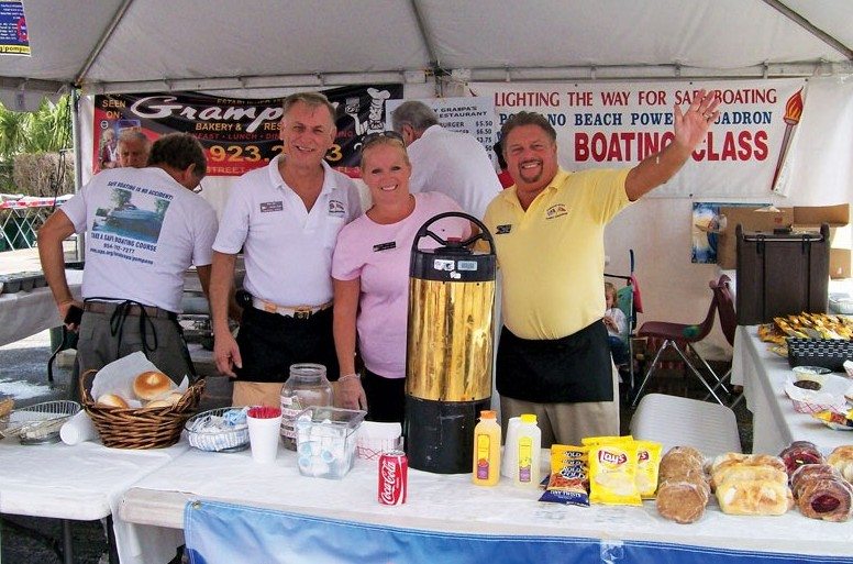 Sail & Power Squadrons: Having Fun, Saving Lives :Volunteering at Dania Beach Marine flea market. Courtesy of James McEntee