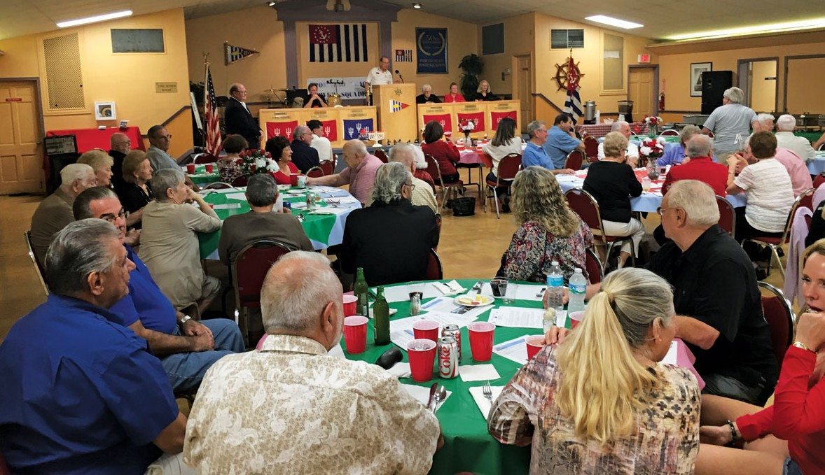 Sail & Power Squadrons: Having Fun, Saving Lives :Dinner meeting. Courtesy of James McEntee