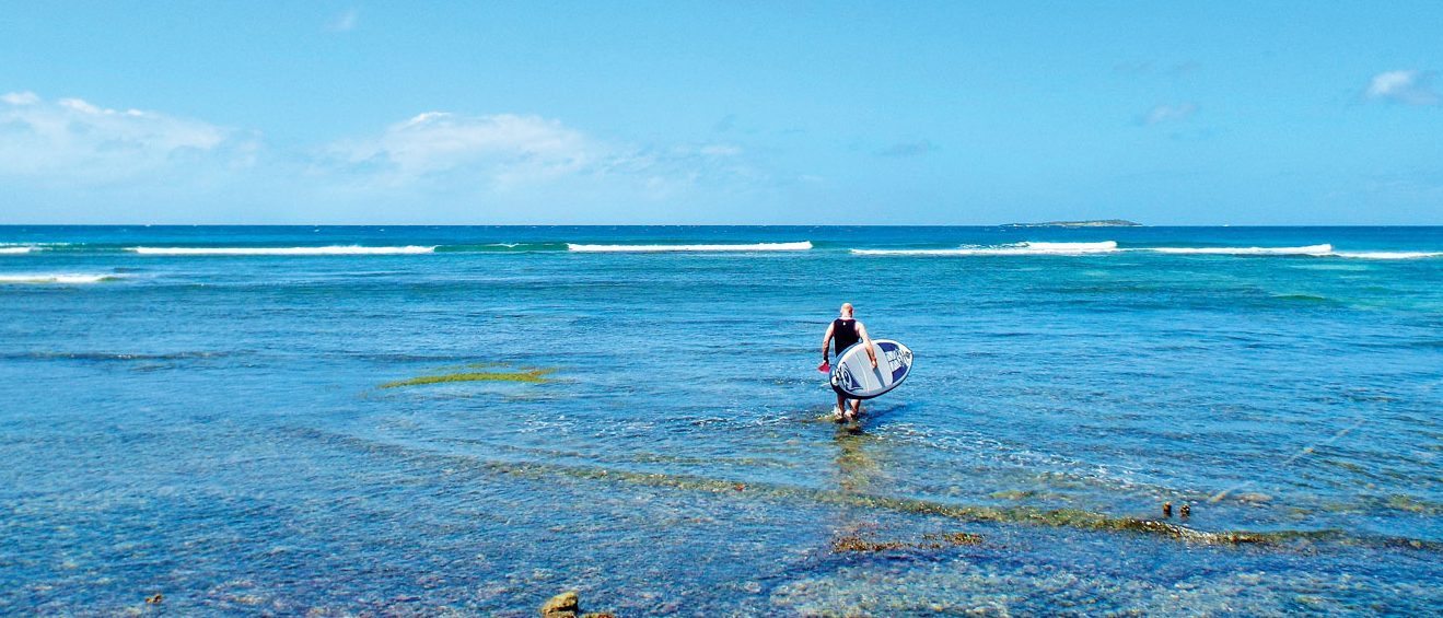 SUP surfing