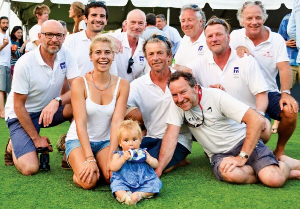 Baby Sophie crossed the Atlantic on Hera to race in Antigua. Photo Jan Hein