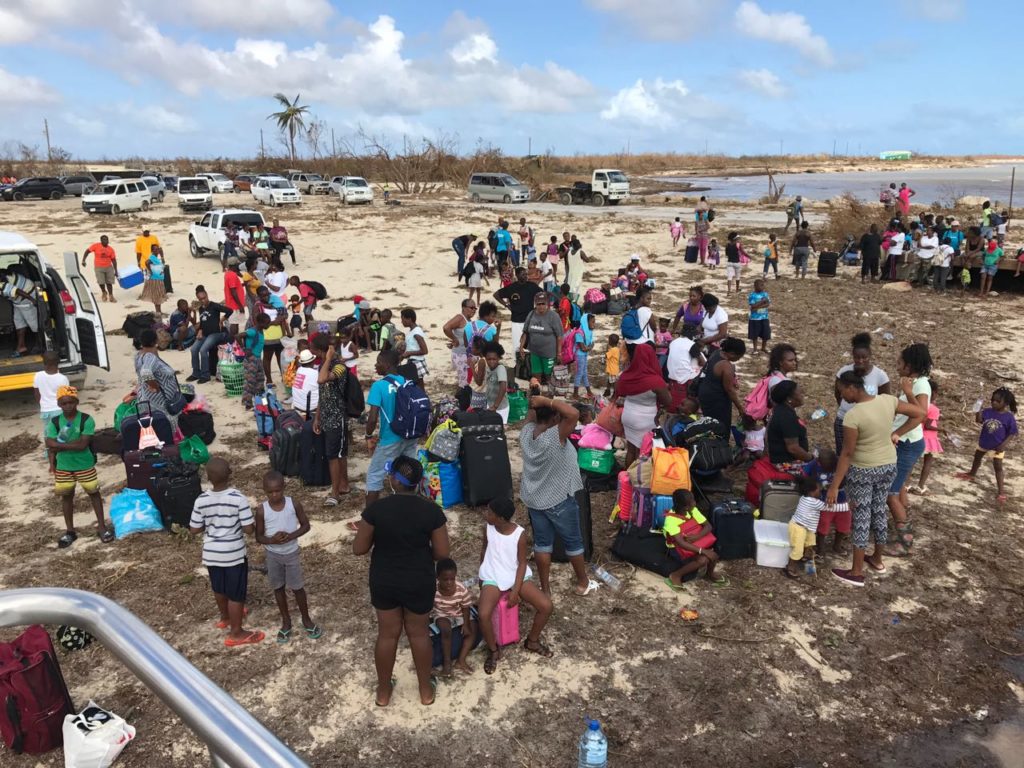 Evacuating Barbuda courtesy of Simply Antigua and Barbuda