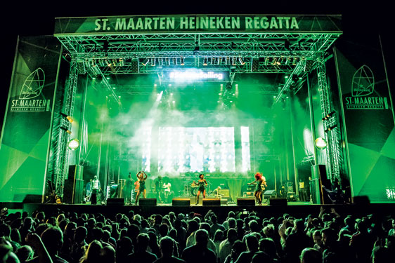 Sint Maarten Heineken Regatta prize giving and party at the Yacht Club Port de Plaisance