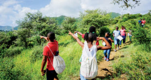 Hundreds of kids attended the Migratory Bird Festival, organized by non-profit Les Fruits de Mer association and held at Amuseum Naturalis, in St. Martin