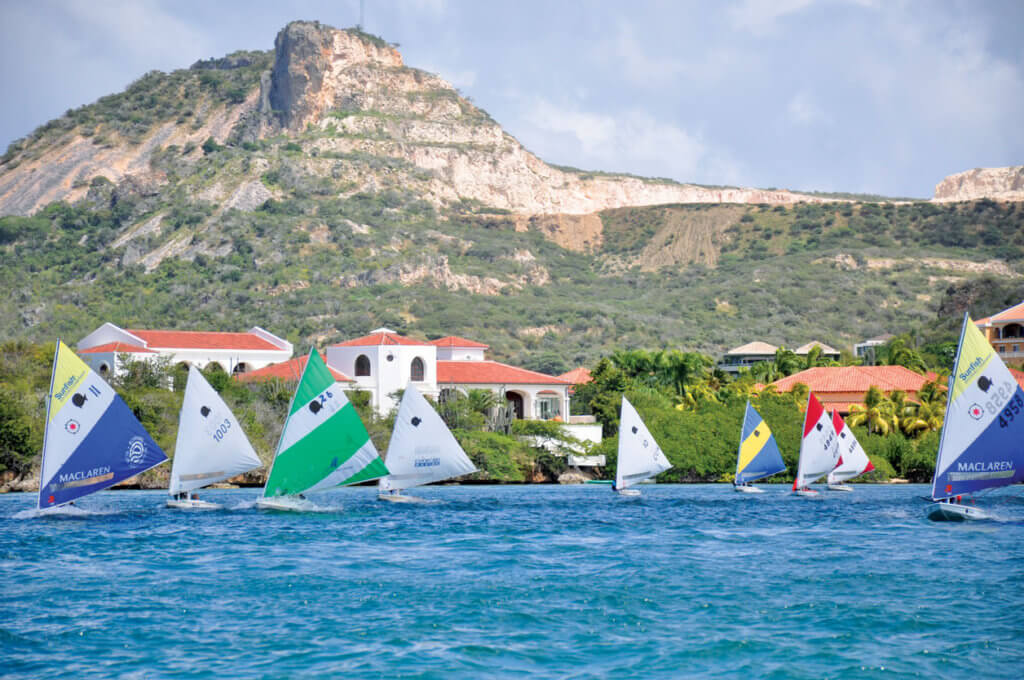 Curacao Sunfish Sailing. Courtesy Jürgen Schneider