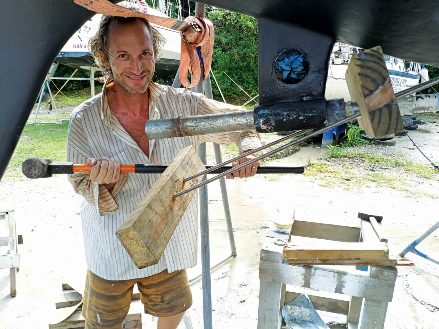 DIY How to Build a Cutlass Bearing Extractor with Scrap Material ALL