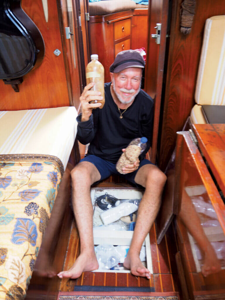 Once everything floats out of your bilge, you're in trouble!