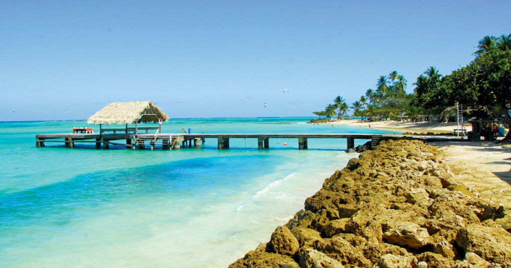 Pigeon Point Beach and Jetty. Courtesy Tobago Tourism