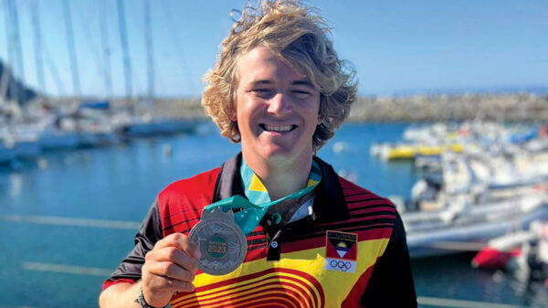 Tiger Tyson after Pan American Games. Credit Sailing Energy