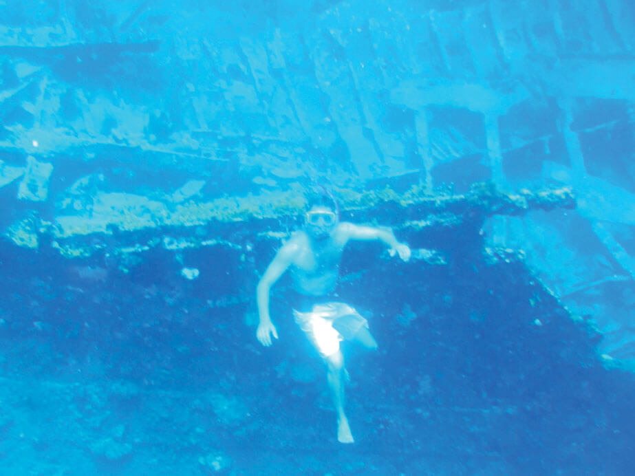 The Rhone - Me At Wreck