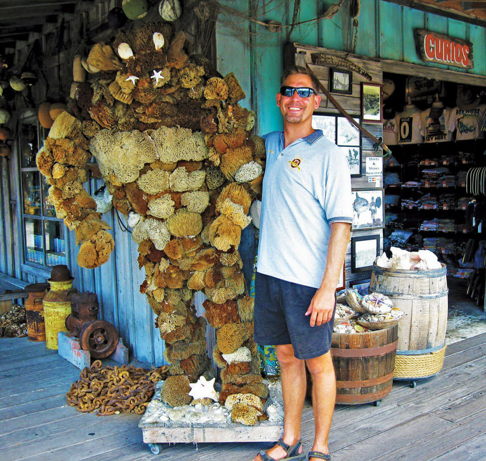 Tarpon Springs - Me With Sponge Man