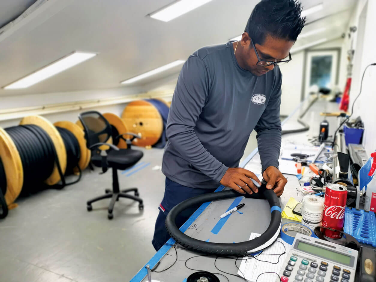 FKG Marine. Splicing/Bridle Works. Courtesy FKG Marine 