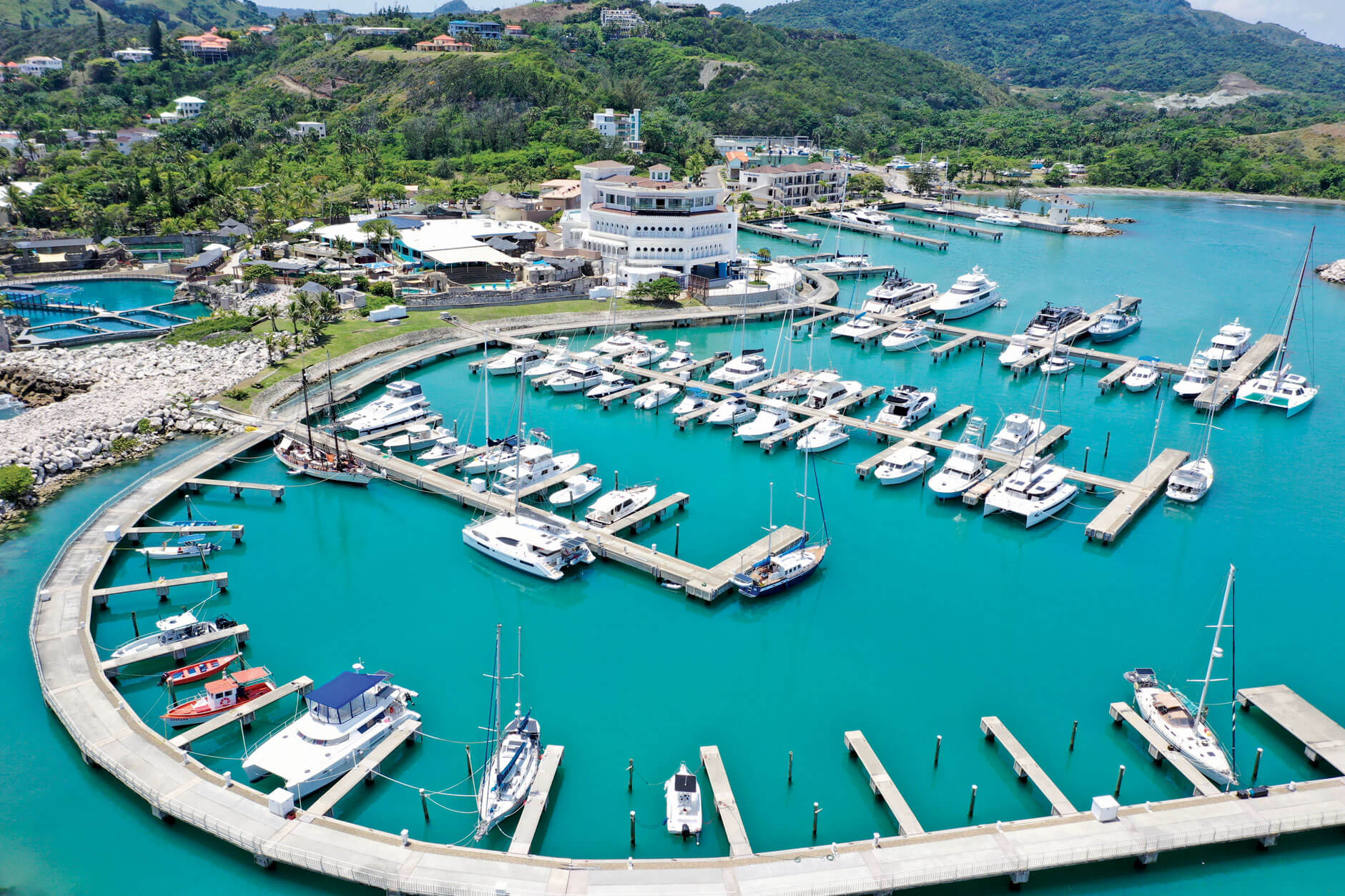 Ocean World Marina & Boatyard. Courtesy Ocean World Marina