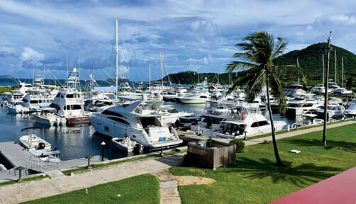 Virgin Gorda Yacht Harbour. Courtesy VGYH