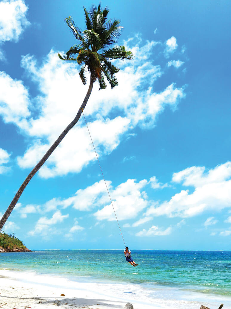 Manzanillo Beach - Lily On Rope Swing