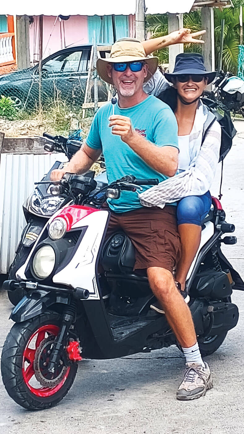 Us On A Scooter