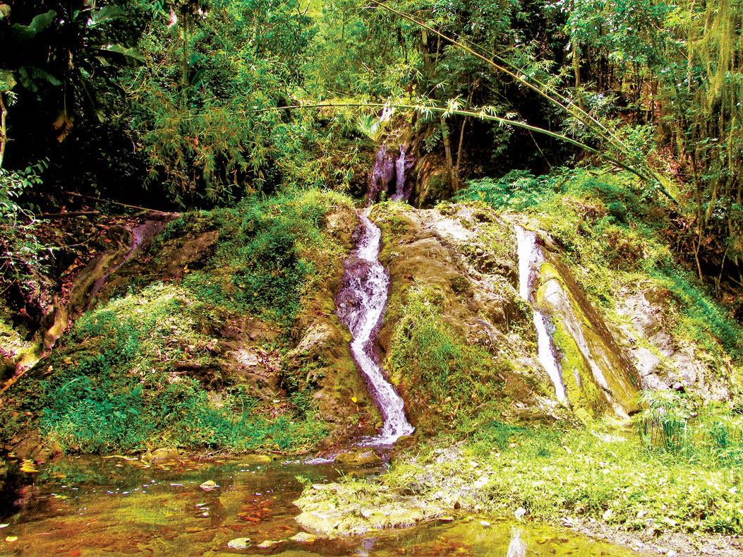 Swiss Family Robinson waterfall