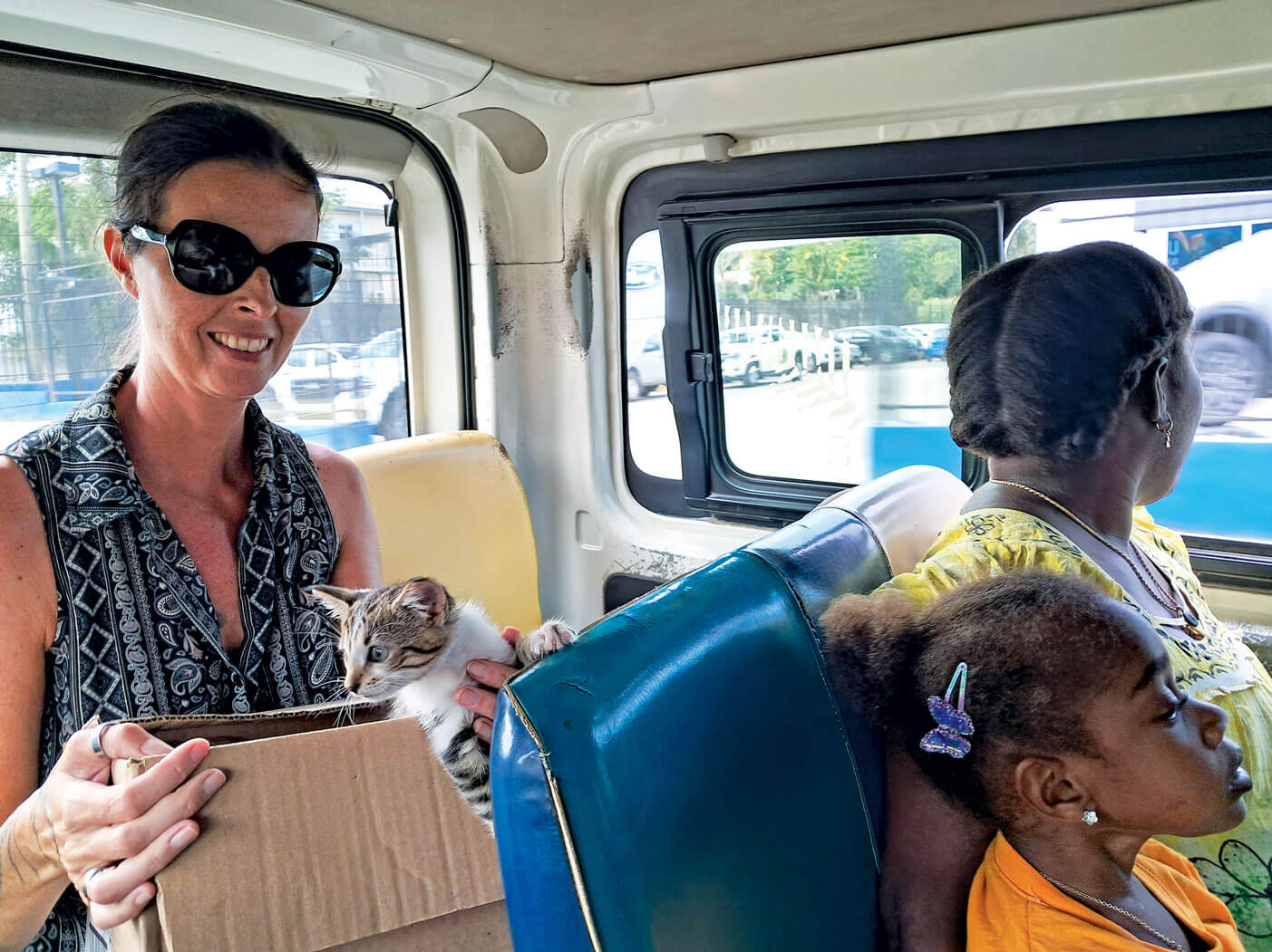 By bus to the vet