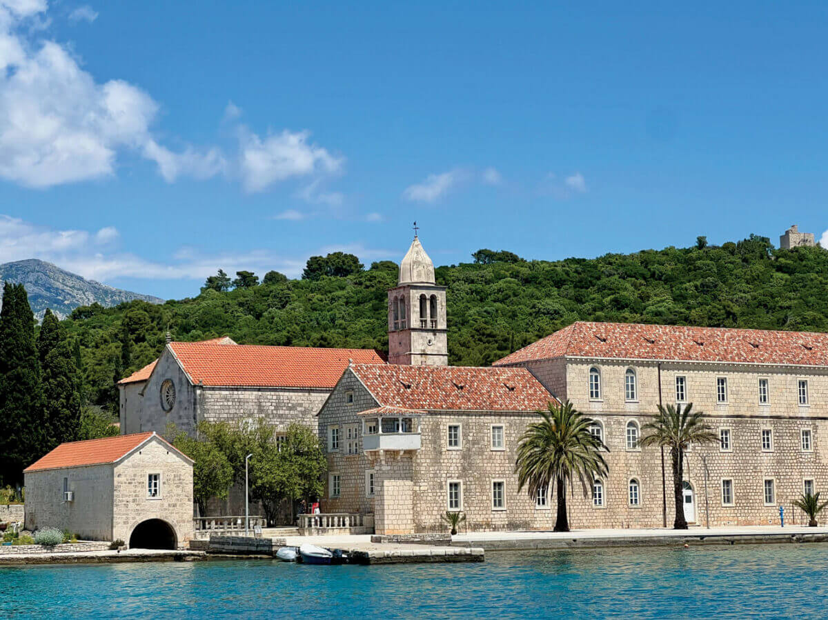 Croatian monastary Hvar Island