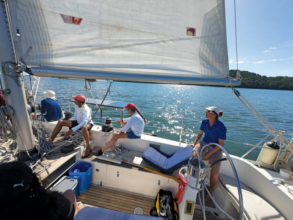 Racing in Barts Bash Regatta. Photography by Sanne and Marijn Bast