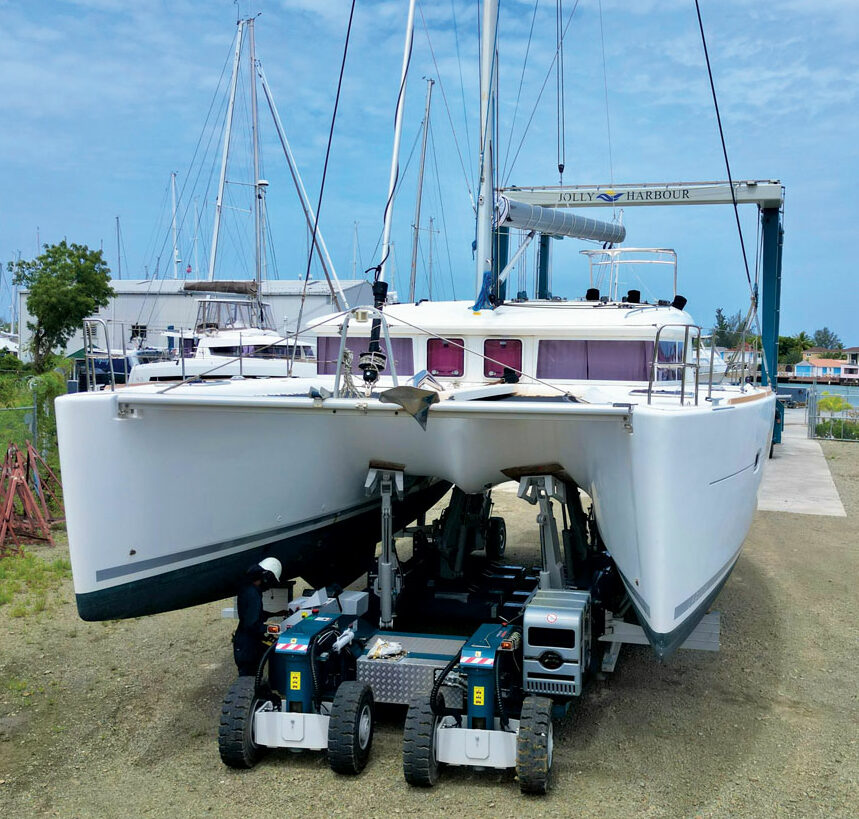 Jolly Harbour Marina & Boatyard. Courtesy Jolly Harbour Marina and Boatyard