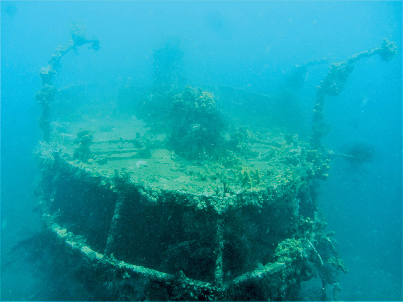 Shipwreck snorkeling site at Anse Cochon, St. Lucia