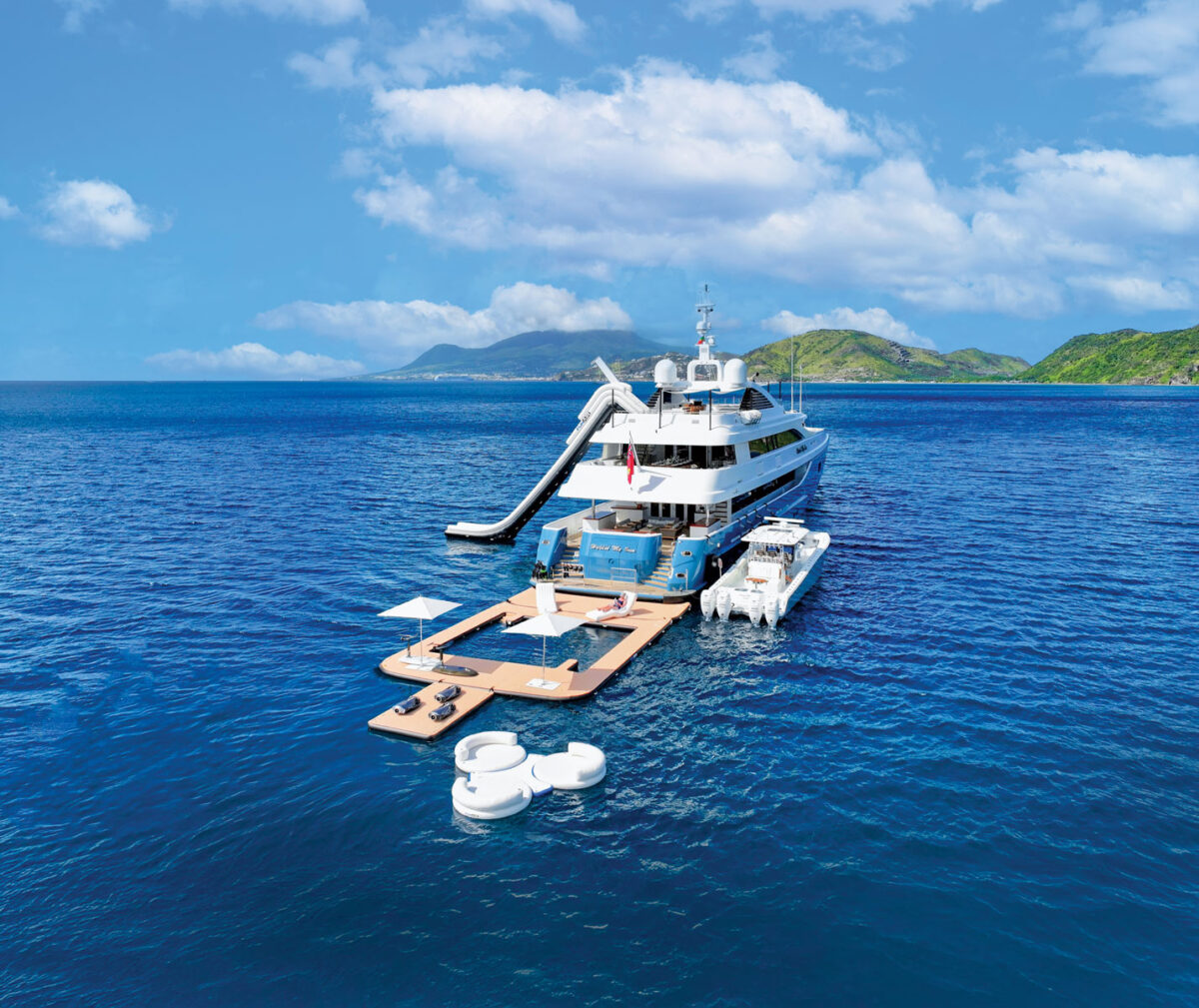 Chaise Island, Sea Pool, Yacht Slide