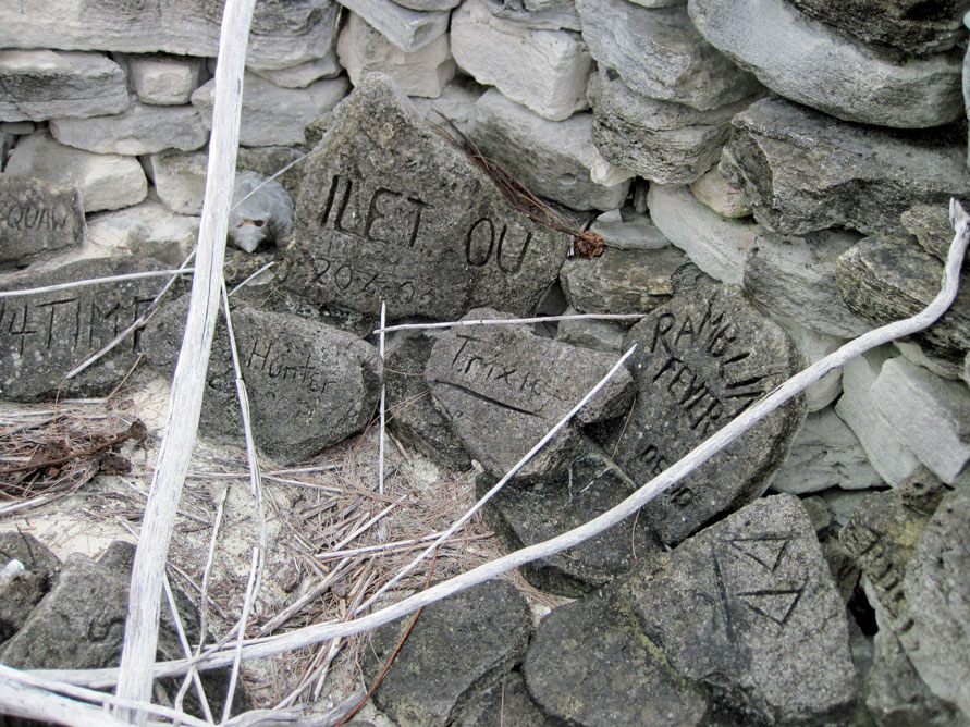 French Wells - Ruins With Boat Names